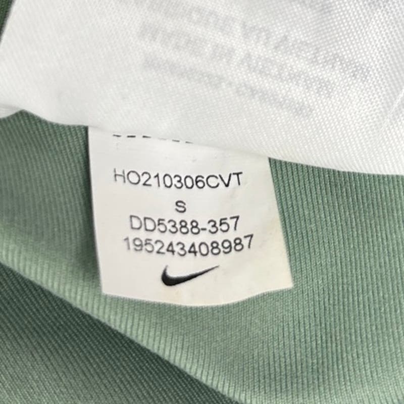 Nike Dri-Fit Check Logo Icon Mint Sage Green Pull-On Athletic Leggings Size S - Image 9