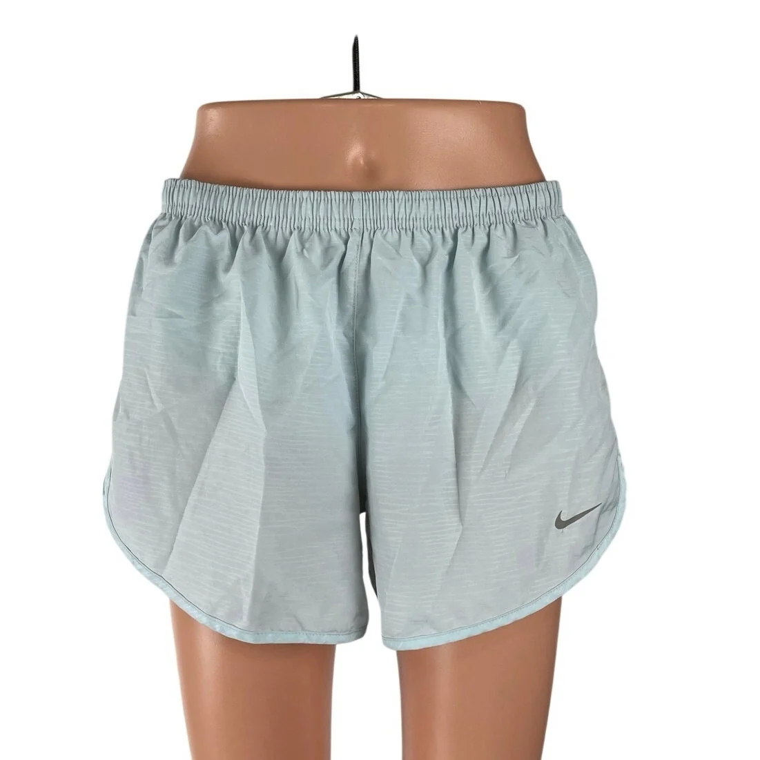 Nike Dri Fit Women's Blue High Rise Yoga Workout Athletic Running Shorts Size M