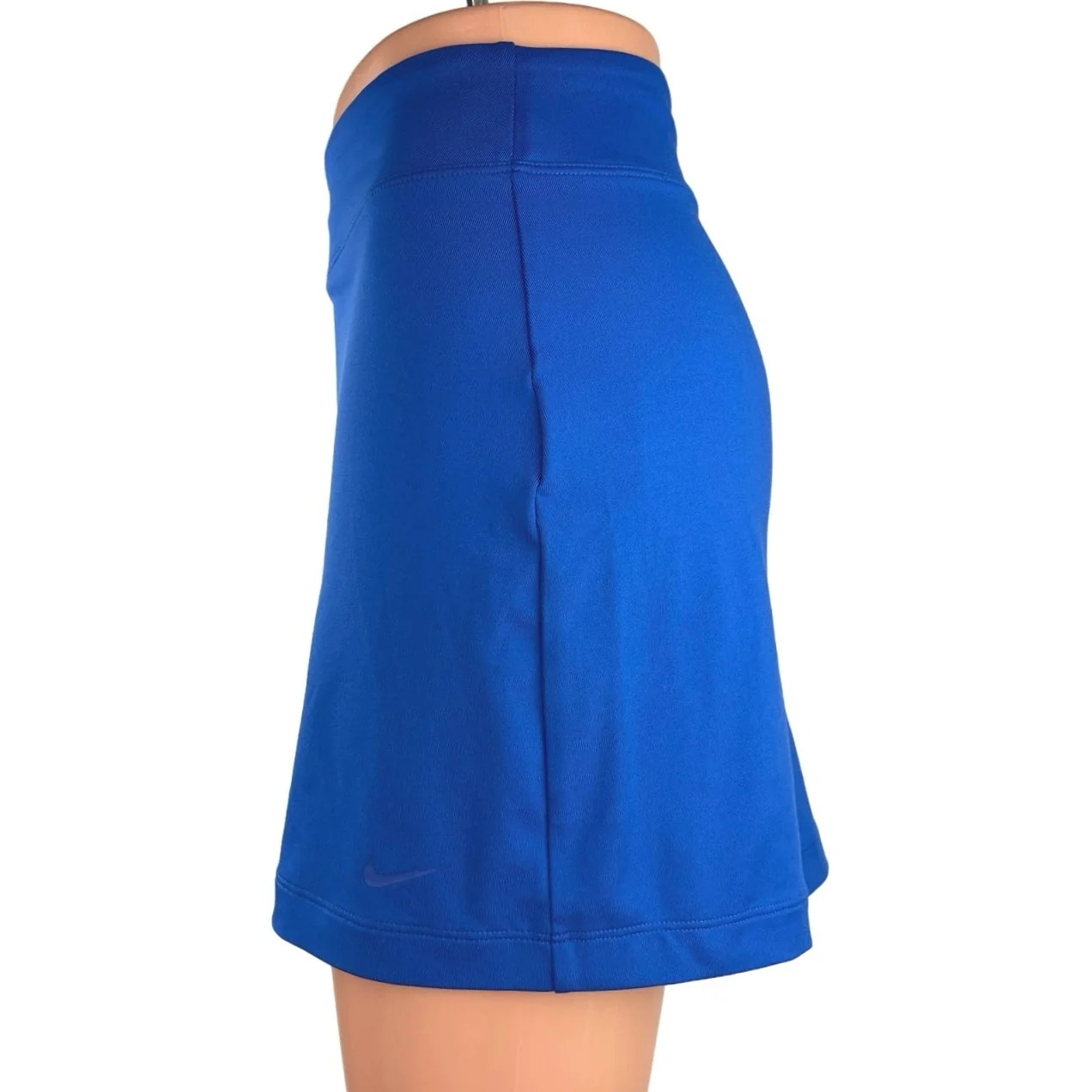 Nike Golf Blue High Waist Back Slit Tennis Athletic Straight Mini Skirt Size S - Image 2