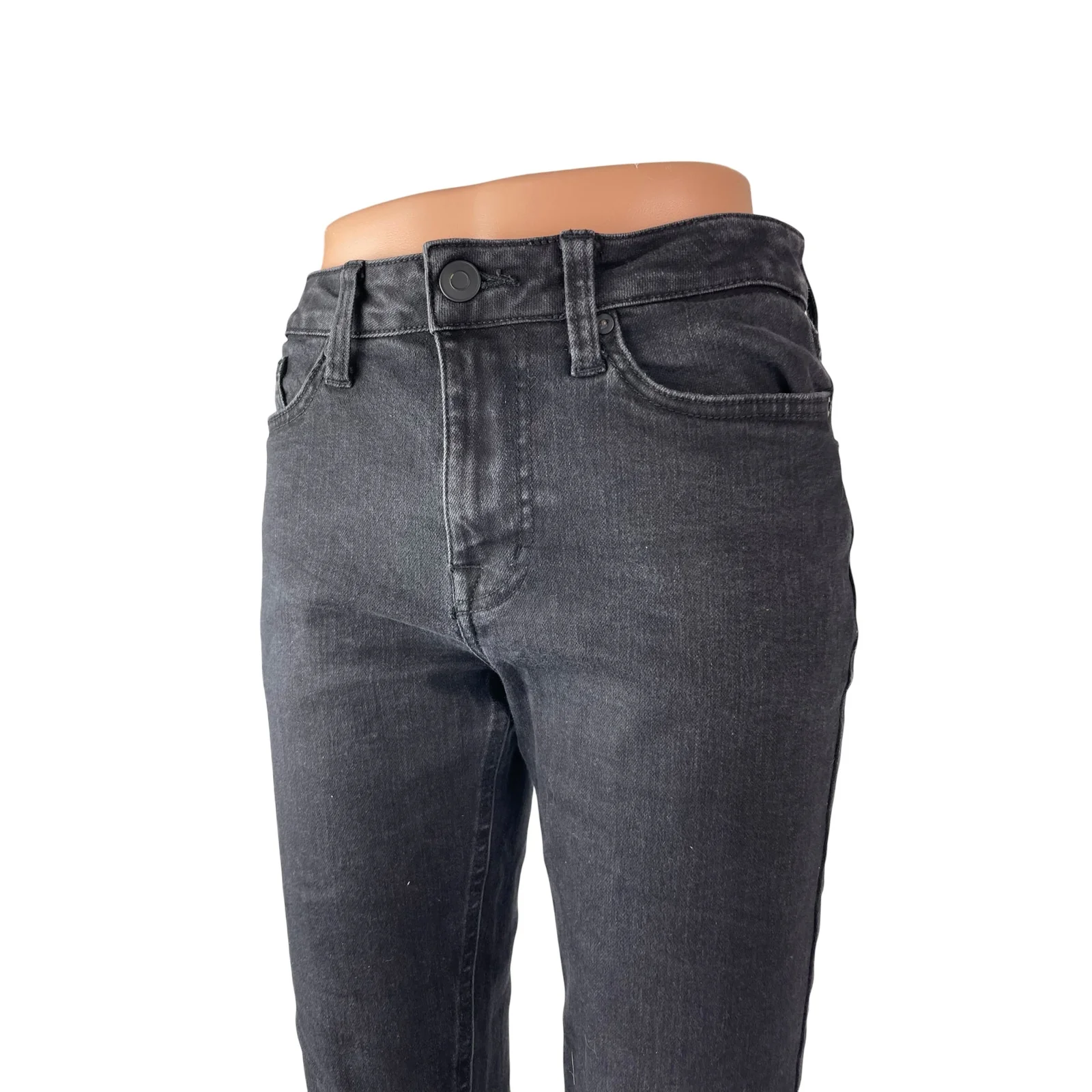 No Boundaries Women's Black High Waisted Classic Skinny Denim Jeans Pants 28x30 - Image 3