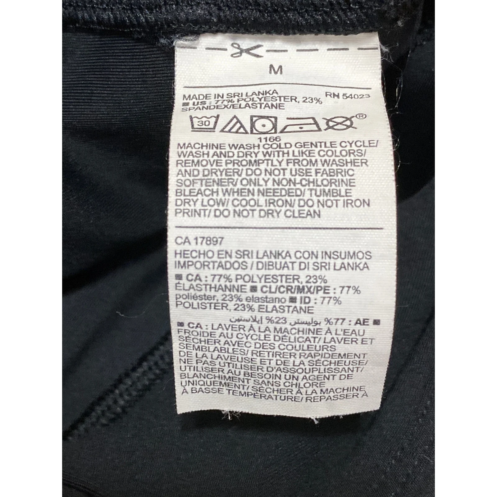 Old Navy Active Women's Black High Rise Yoga Running Athletic Leggings Pants M - Image 6