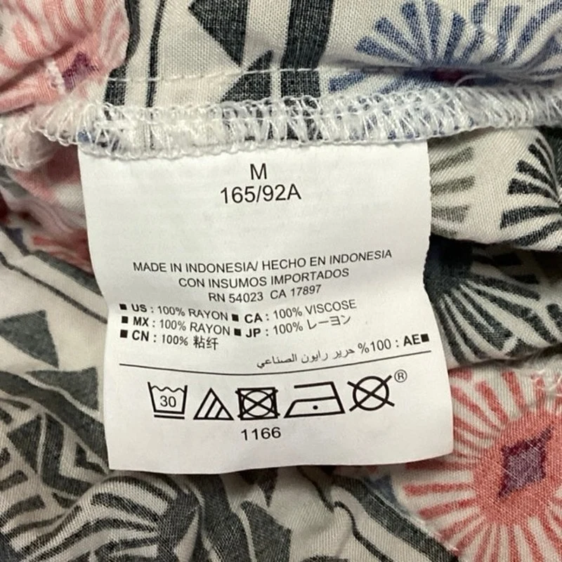 Old Navy Women's Multicolor Aztec Print Sleeveless V-Neck Camisole Jumpsuit Sz M - Image 5