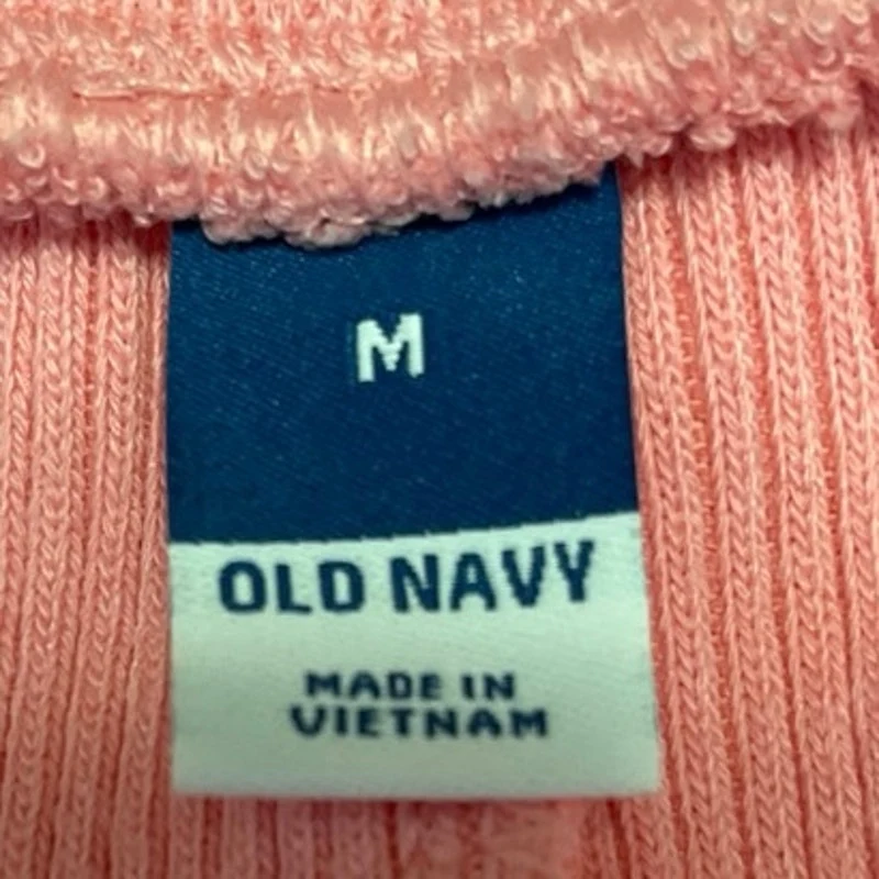 Old Navy Women's Pink Rib Knit Elastic Waist Straight Pencil Maxi Skirt Size M - Image 4