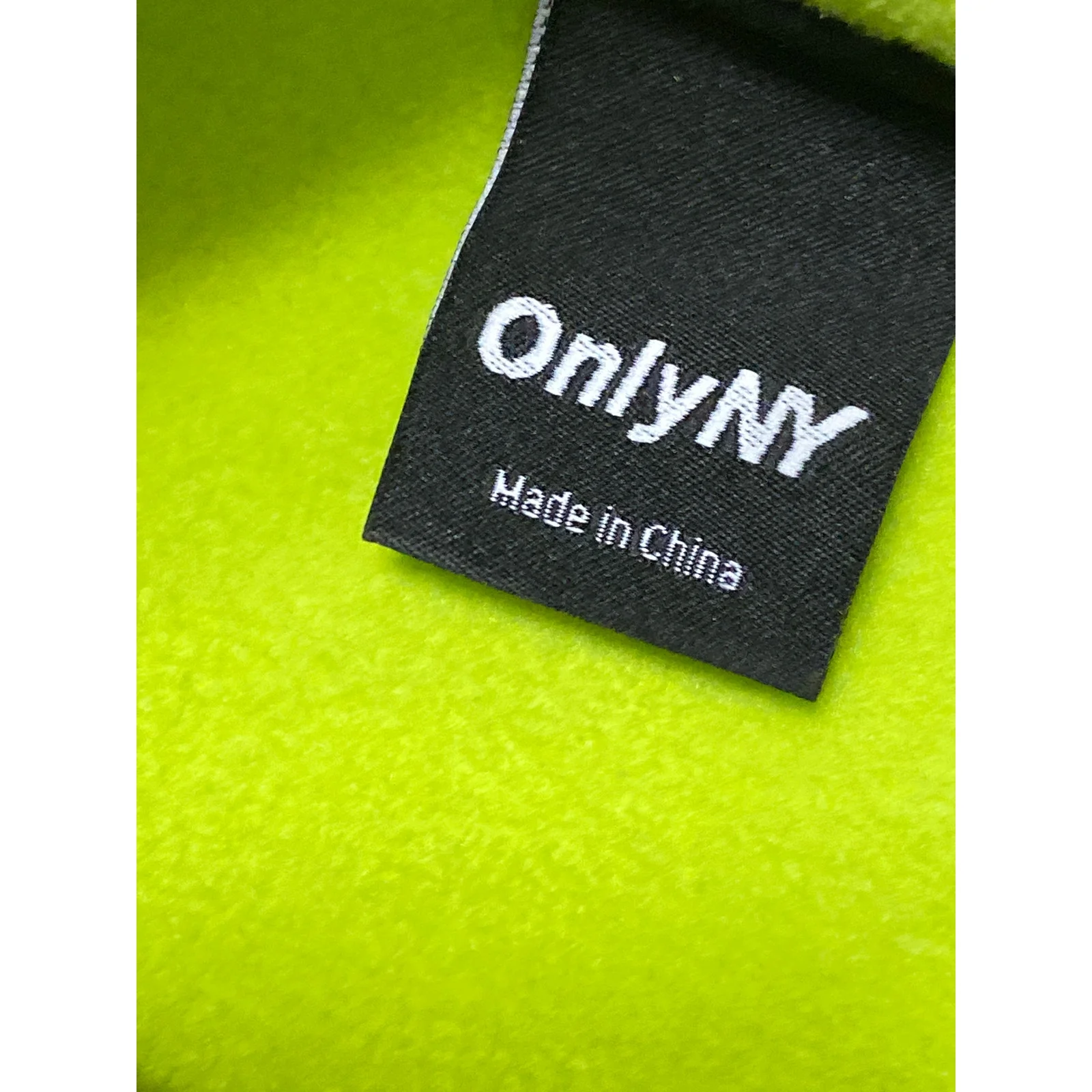 OnlyNY Women's Green Turtleneck Half Snap Fleece Long Sleeve Sweater Top Size M - Image 5