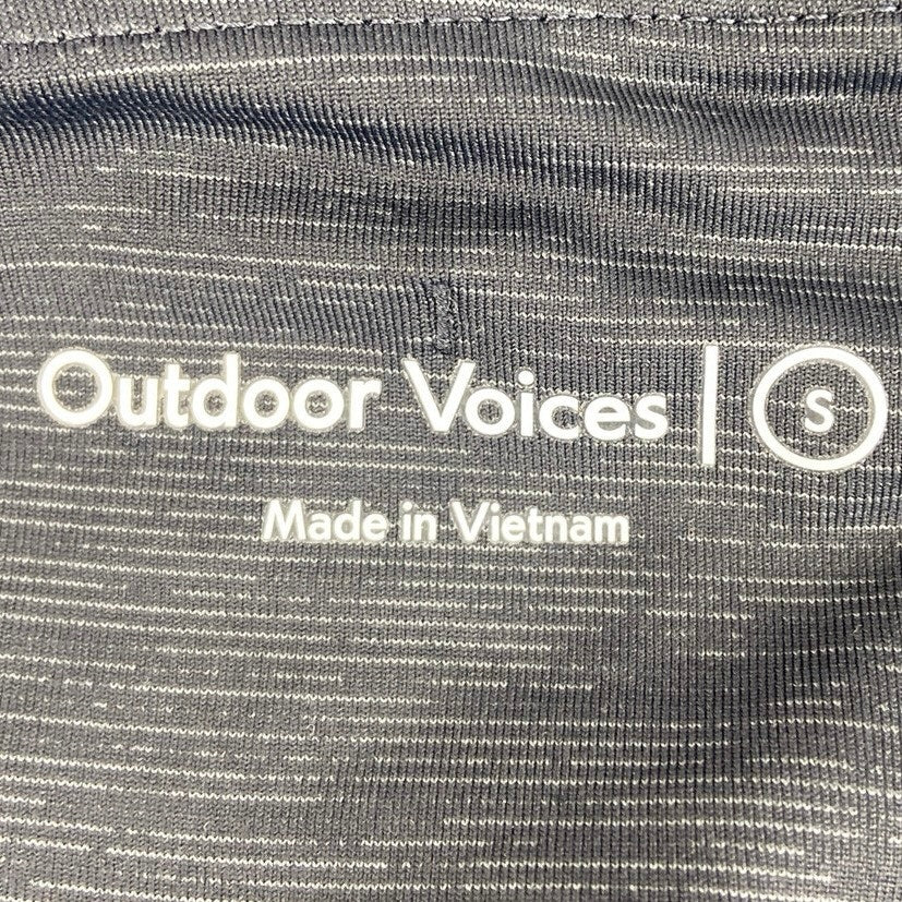 Outdoor Voices Black Pull On Elastic Waist Stretch High Rise Athletic Short Sz S - Image 3