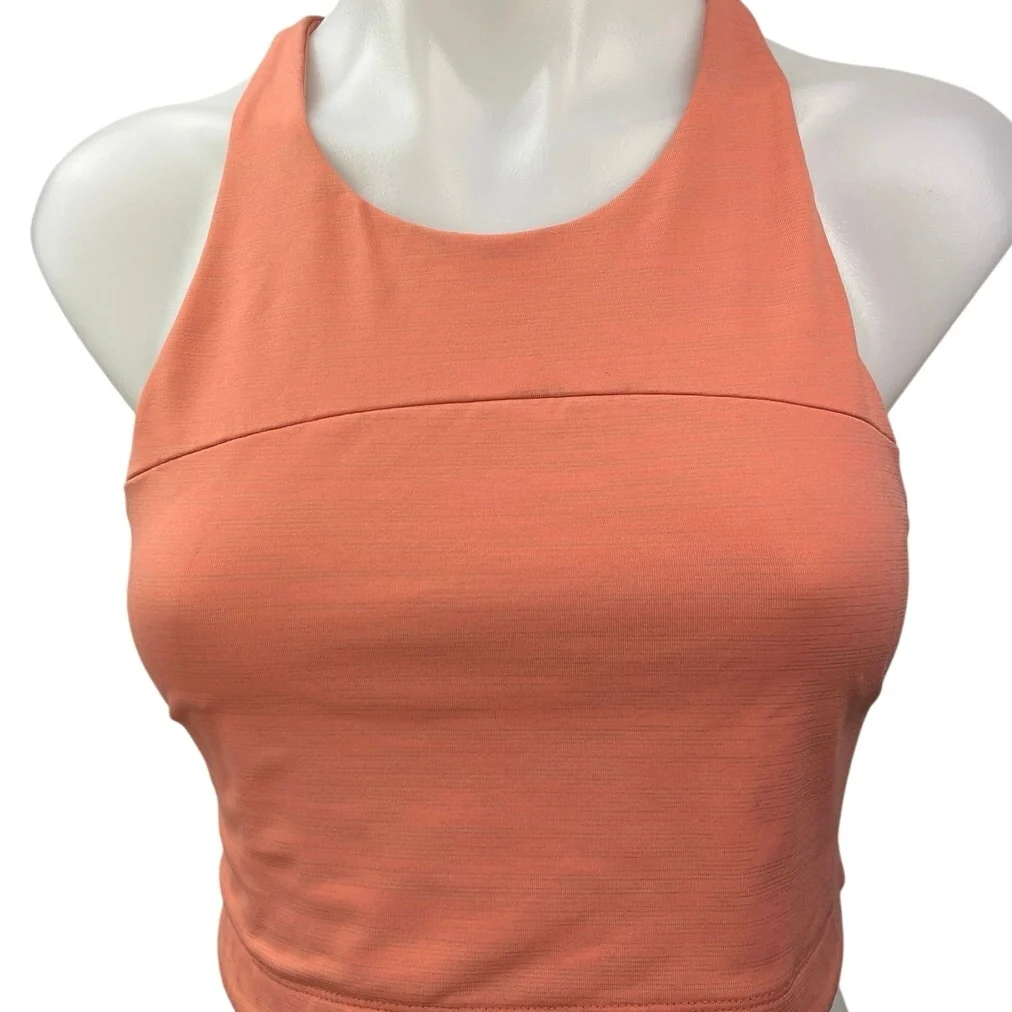 Outdoor Voices Orange Racerback Athletic Activewear Sports Bra Tank Top Size M - Image 3
