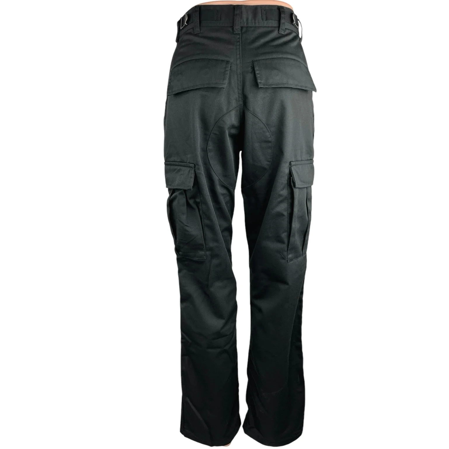 Pacsun Black High Rise Stretch Flared Leg Ankle Cargo Casual Pants Size 26 - Image 3