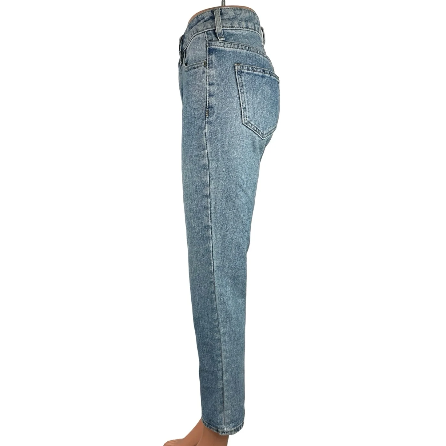 Pacsun Blue Cotton Stretch Light Wash High Rise Denim Skinny Jeans Size 24 - Image 2