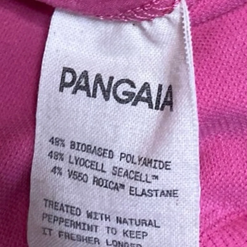 Pangaia Pink Sleeveless Activewear Gym Sports Bra & Biker Shorts Matching Set L - Image 7