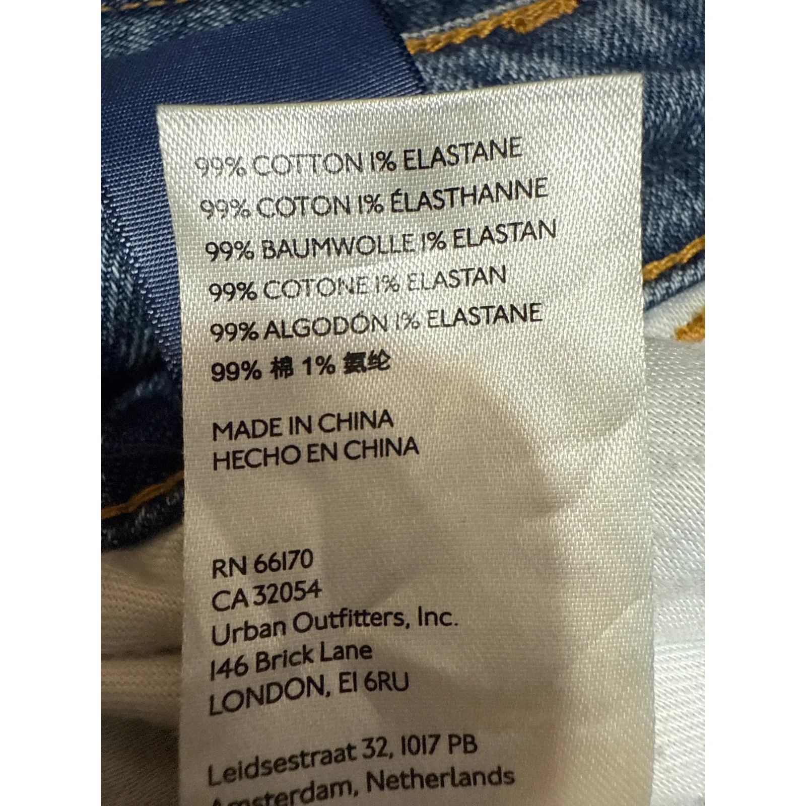 Pilcro Women's Blue Straight Leg High Waist Frayed Raw Hem Denim Jeans Pants 28 - Image 6