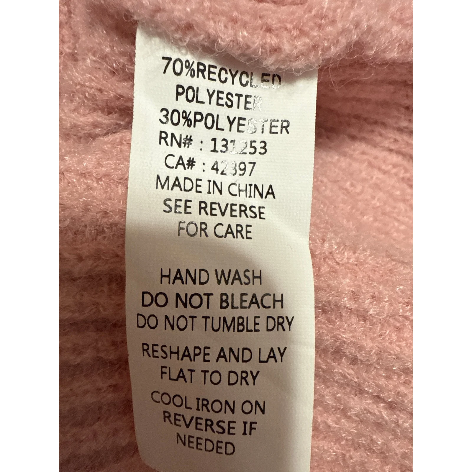 Pink Martini Women's Colorblock Ribbed Knit Button Down Cardigan Sweater Top XS - Image 4