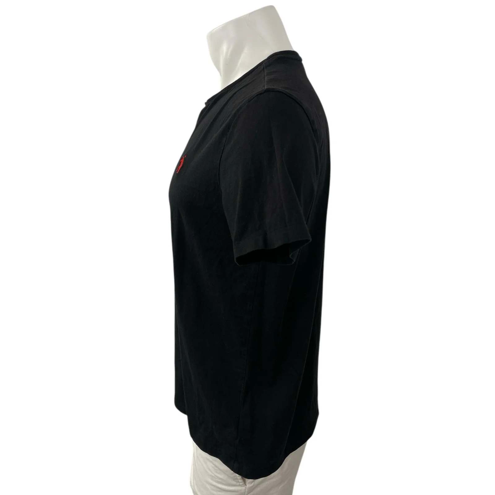 Polo Ralph Lauren Iconic Men's Black Crew Neck Short Sleeve Tee T-Shirt Top Sz M - Image 3