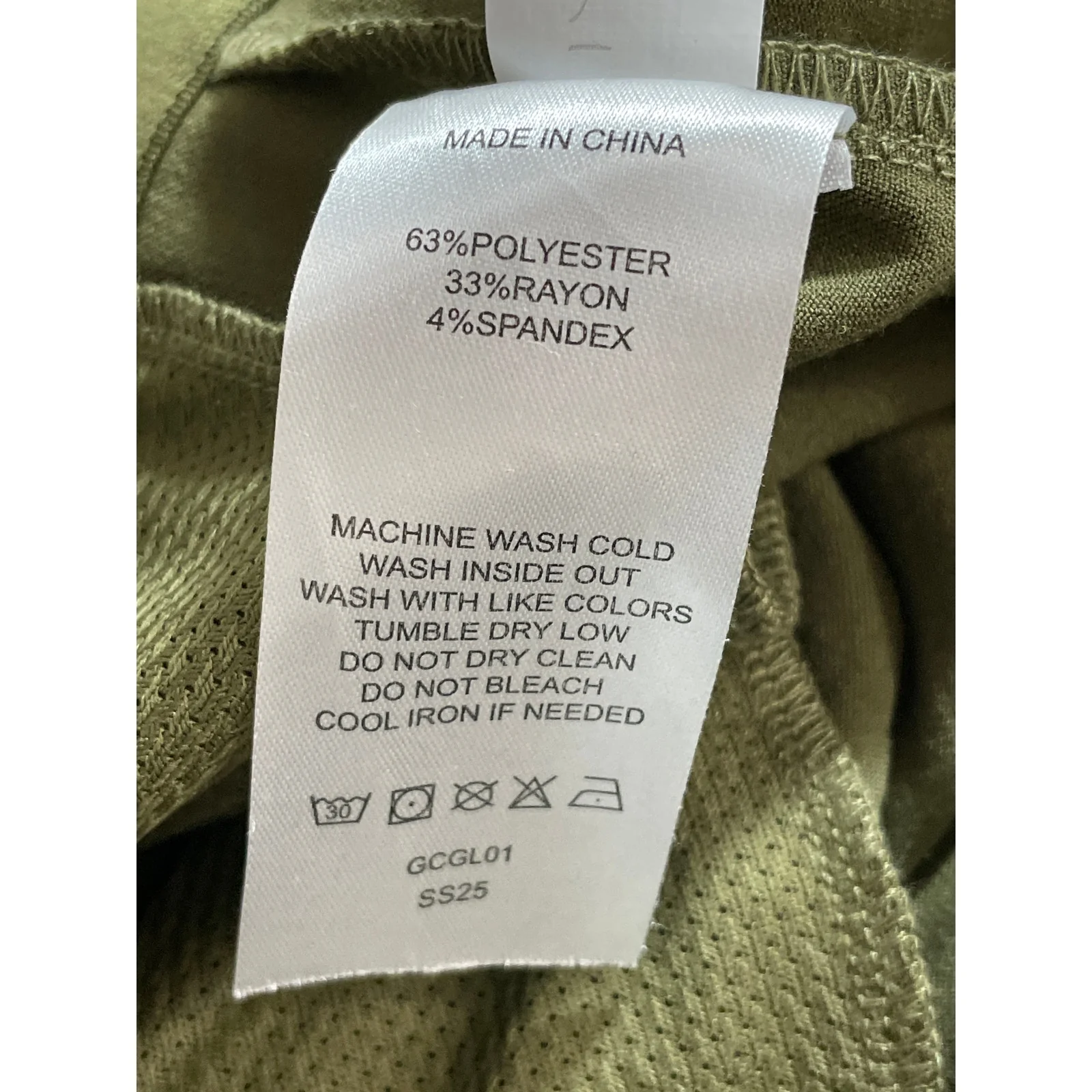 Quince Men's Green High Rise Tapered Boyfriend Chino Trousers Dress Pants 32x32 - Image 6