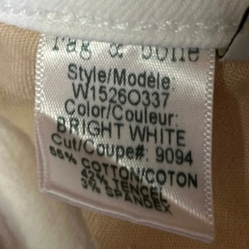 Rag & Bone Women's White Mid Rise Capri Cropped Skinny Denim Jeans Size 30 - Image 7