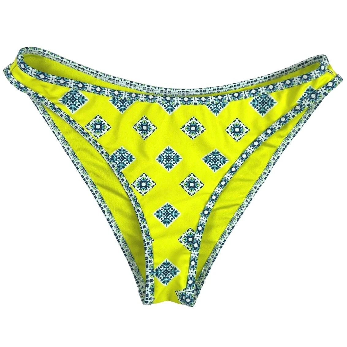 Ramy Brook Yellow Multicolor 2-Piece Bikini Bathing Suit Swimsuit Swimwear Sz XS - Image 4