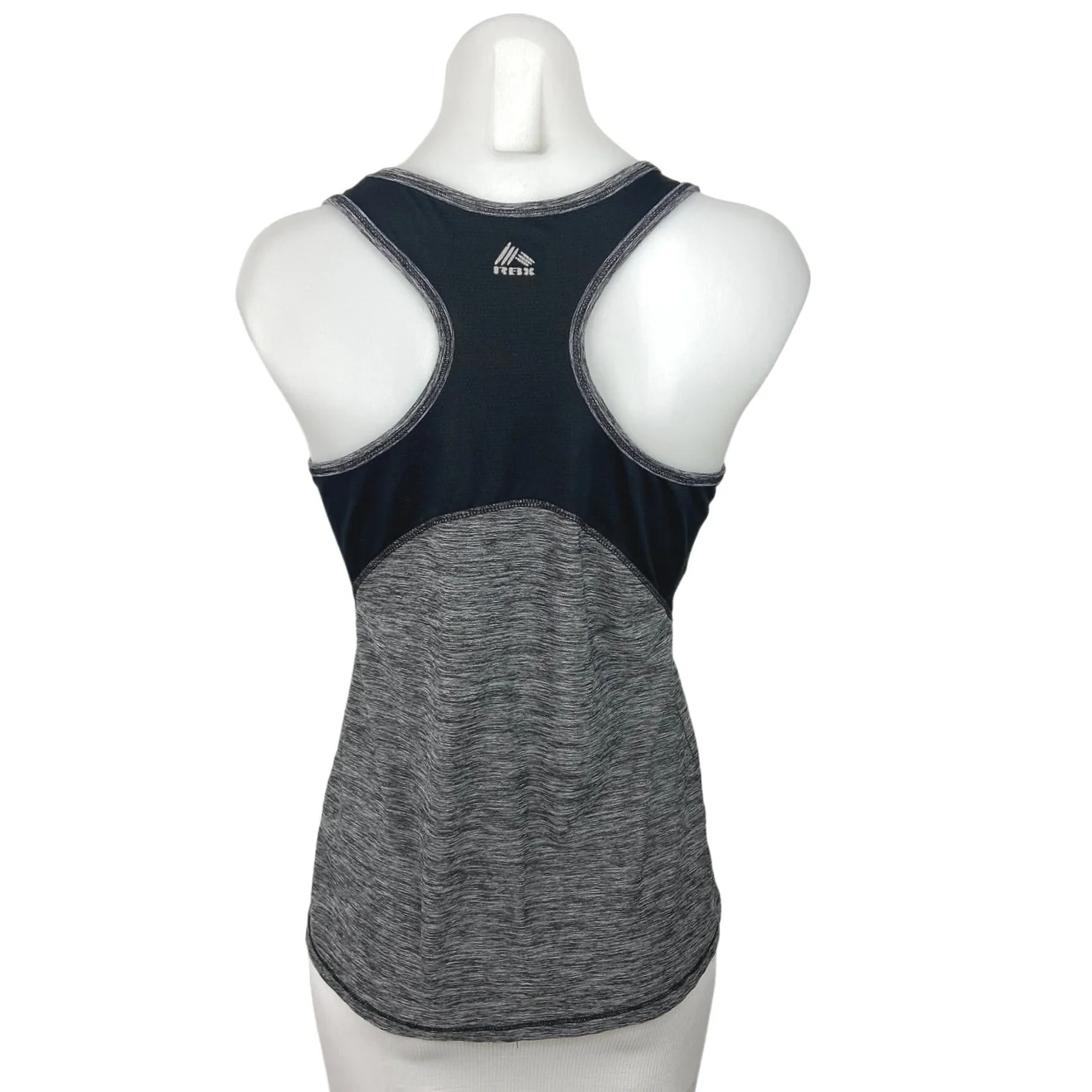 RBX Gray Sleeveless Racerback Scoop Neck Activewear Gym Fitness Tank Top Size M - Image 2