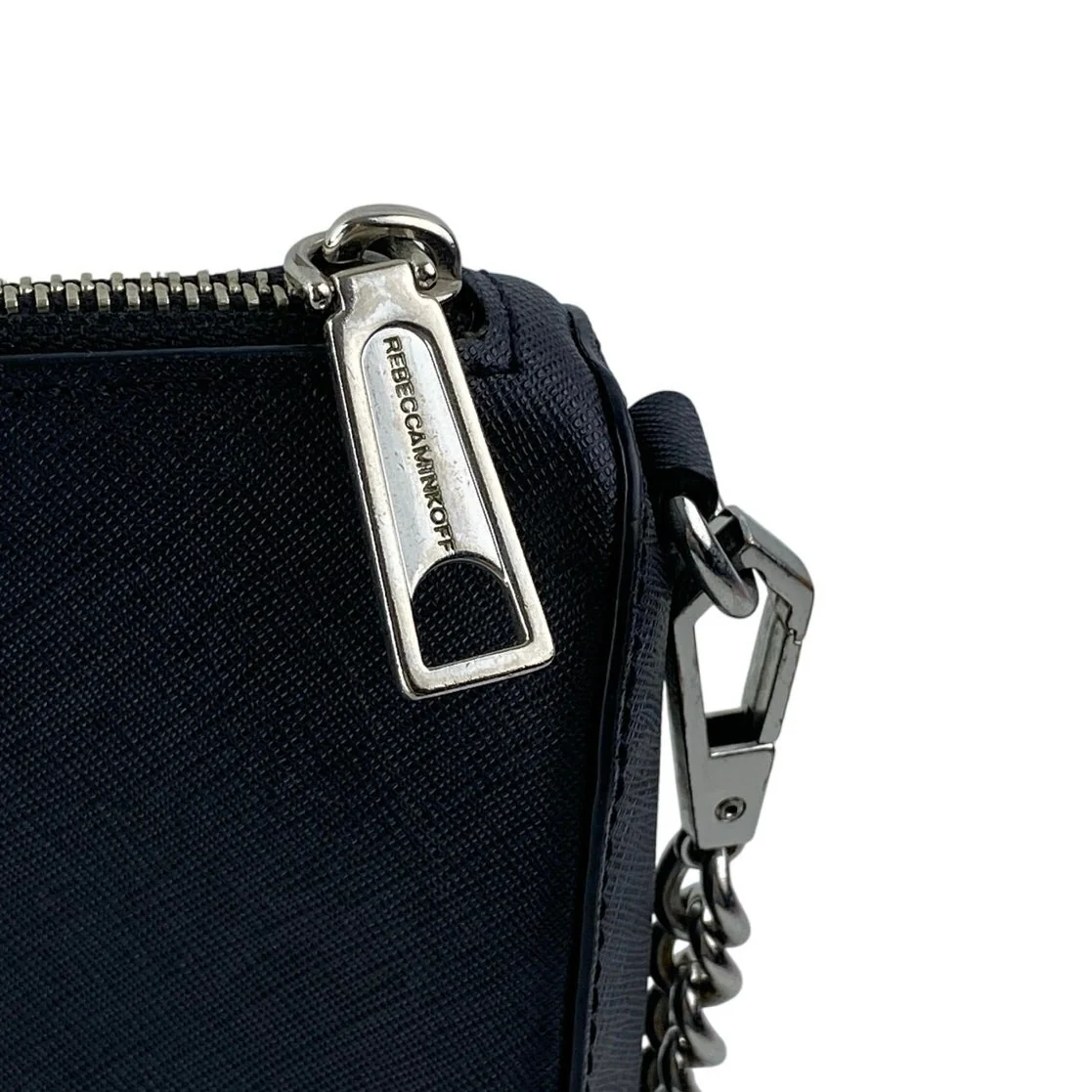 Rebecca Minkoff Avery Saffiano Leather Chain Strap Crossbody Shoulder Handbag OS - Image 3