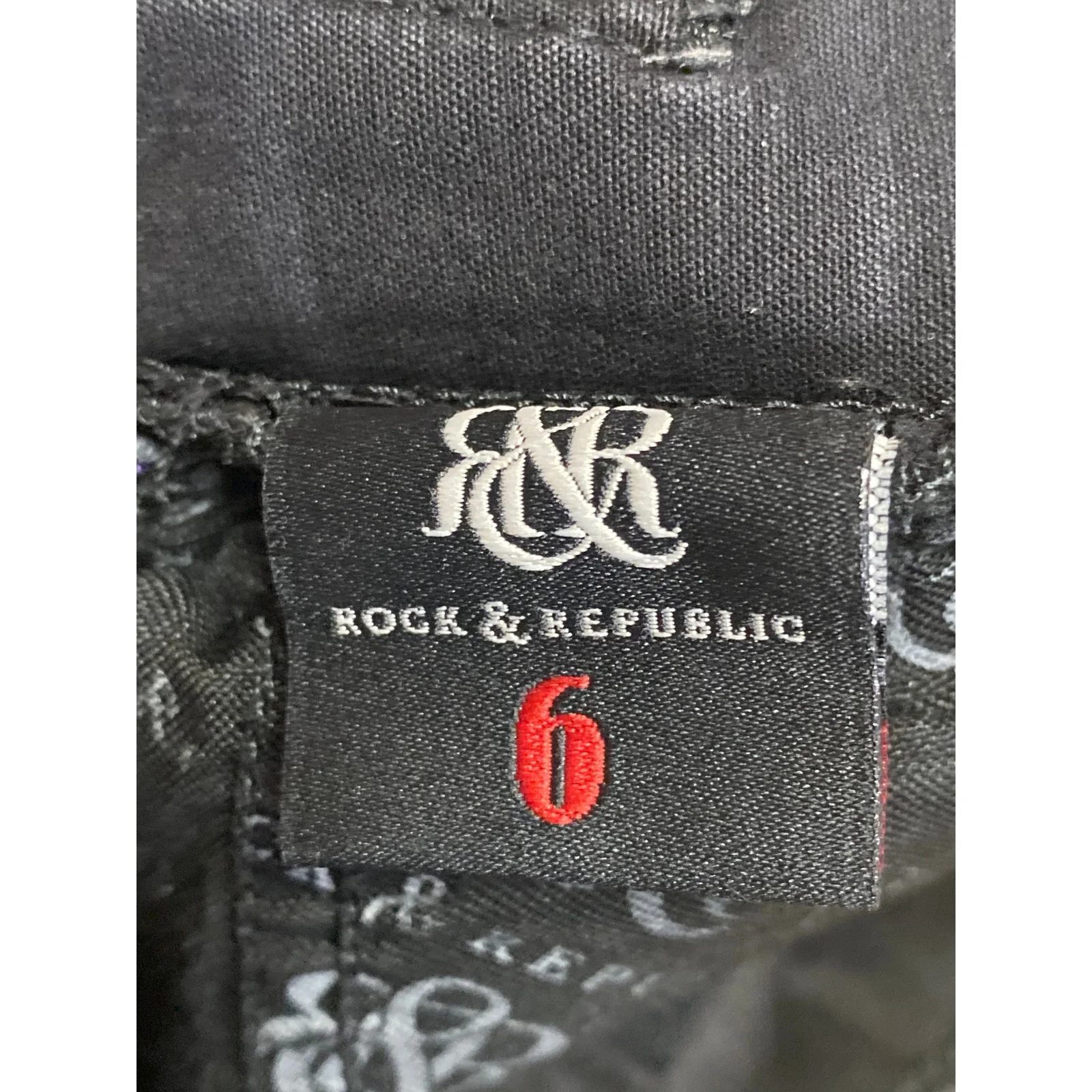 Rock & Republic Women's Mid Rise Casual Y2k Ankle Skinny Denim Jeans Size 6 - Image 6