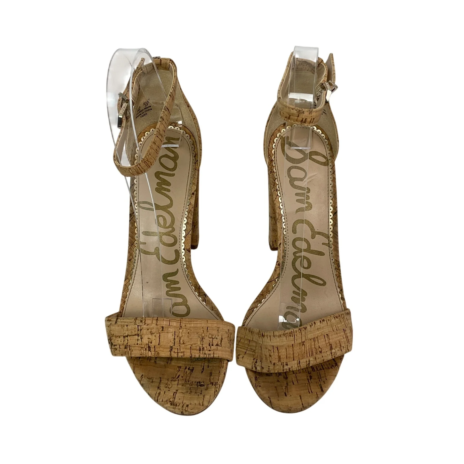 Sam Edelman Yaro Women's Ankle Strap Chunky Block Heel Open Toe Strappy Heels 7 - Image 2