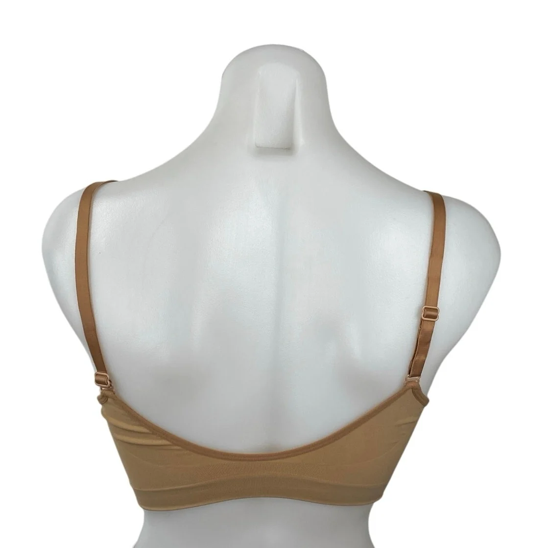SKIMS Seamless Sculpt Brown Tan Cami Adjustable Strap Bralette Bra Top Size L/XL - Image 3