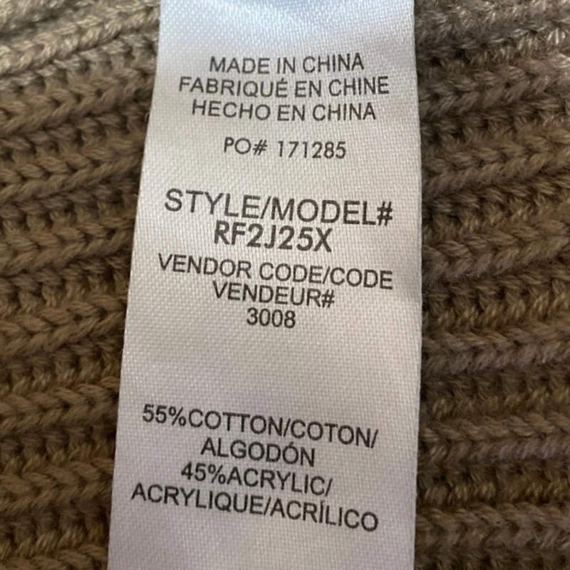 Splendid Women's Tan Sleeveless Knit Open Pocket Cardigan Sweater Top Size S - Image 5