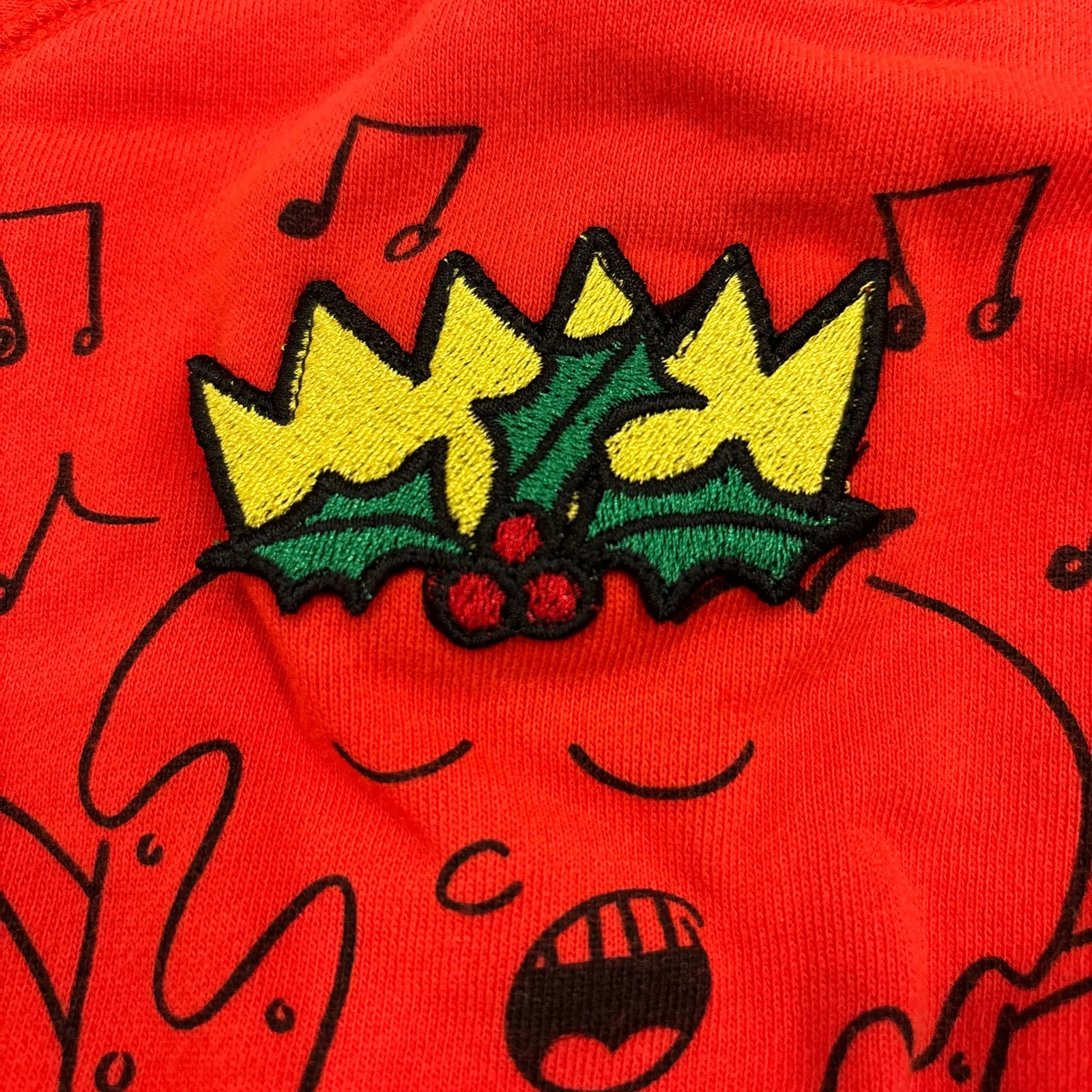 Stella McCartney Kids Baby Christmas Holiday Red Sweater Sweatshirt 6 Months - Image 6