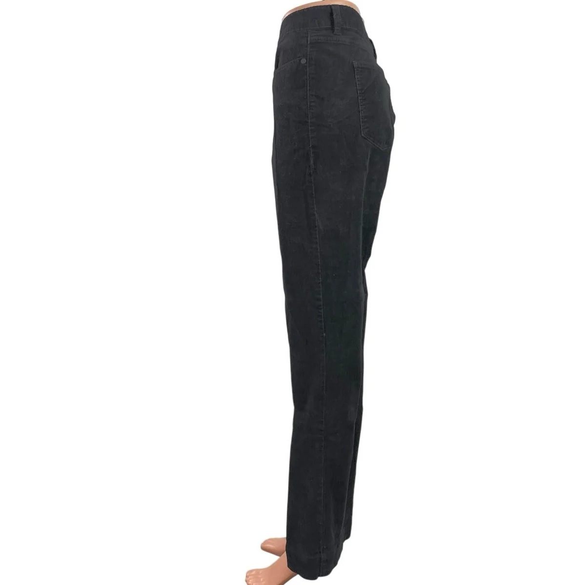 Talbots Heritage Women's Black High Rise Slim Straight Leg Denim Jeans Size 14 - Image 2