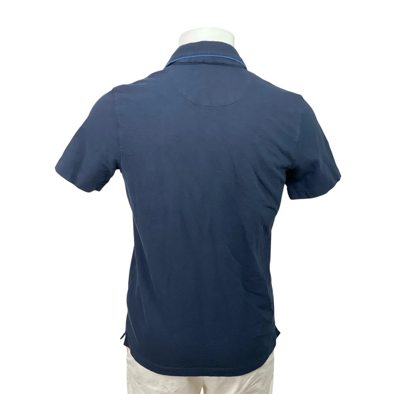 Ted Baker Selar Mens Navy Blue Regular Short Sleeve Button Down Shirt Top Size S - Image 3