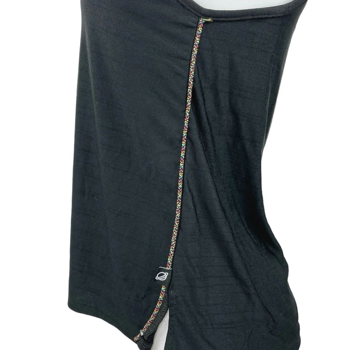 Terez Women's Black Sleeveless Spaghetti Strap V-Neck Pullover Blouse Top Size S - Image 3