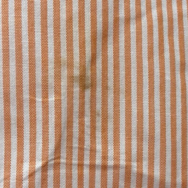 Tory Burch Orange White Striped V Neck Tassel Summer Swim Cover Up Dress Size XS - Image 3
