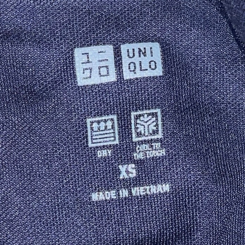 Uniqlo Women's Black Short Sleeve Slit Collared Golf Tennis Polo Shirt Top Sz XS - Image 5