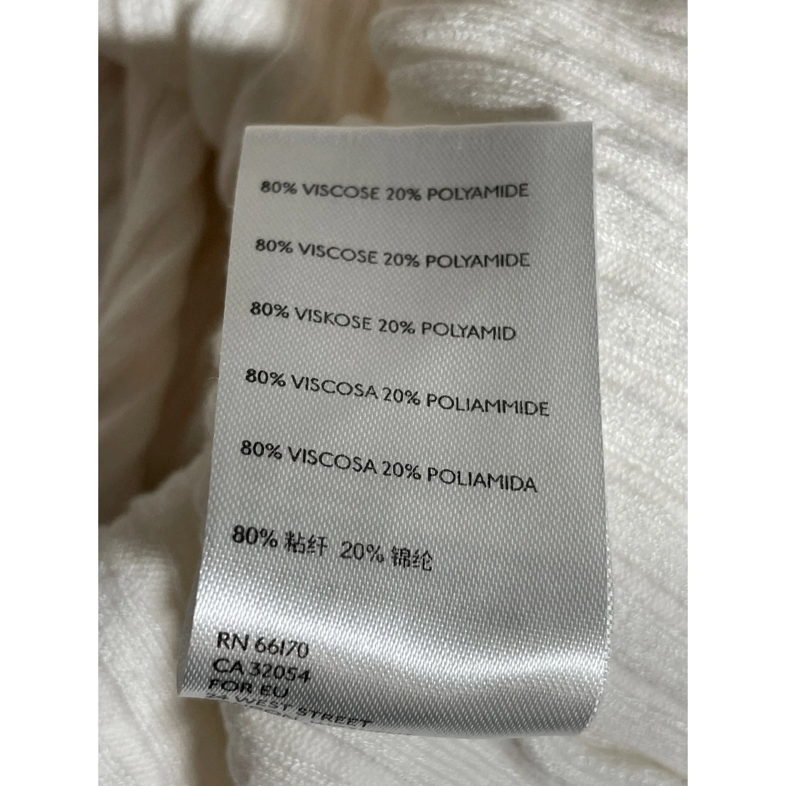 Urban Outfitters White Ribbed Knit Long Sleeve Button Down Sweater Crop Top Sz L - Image 6
