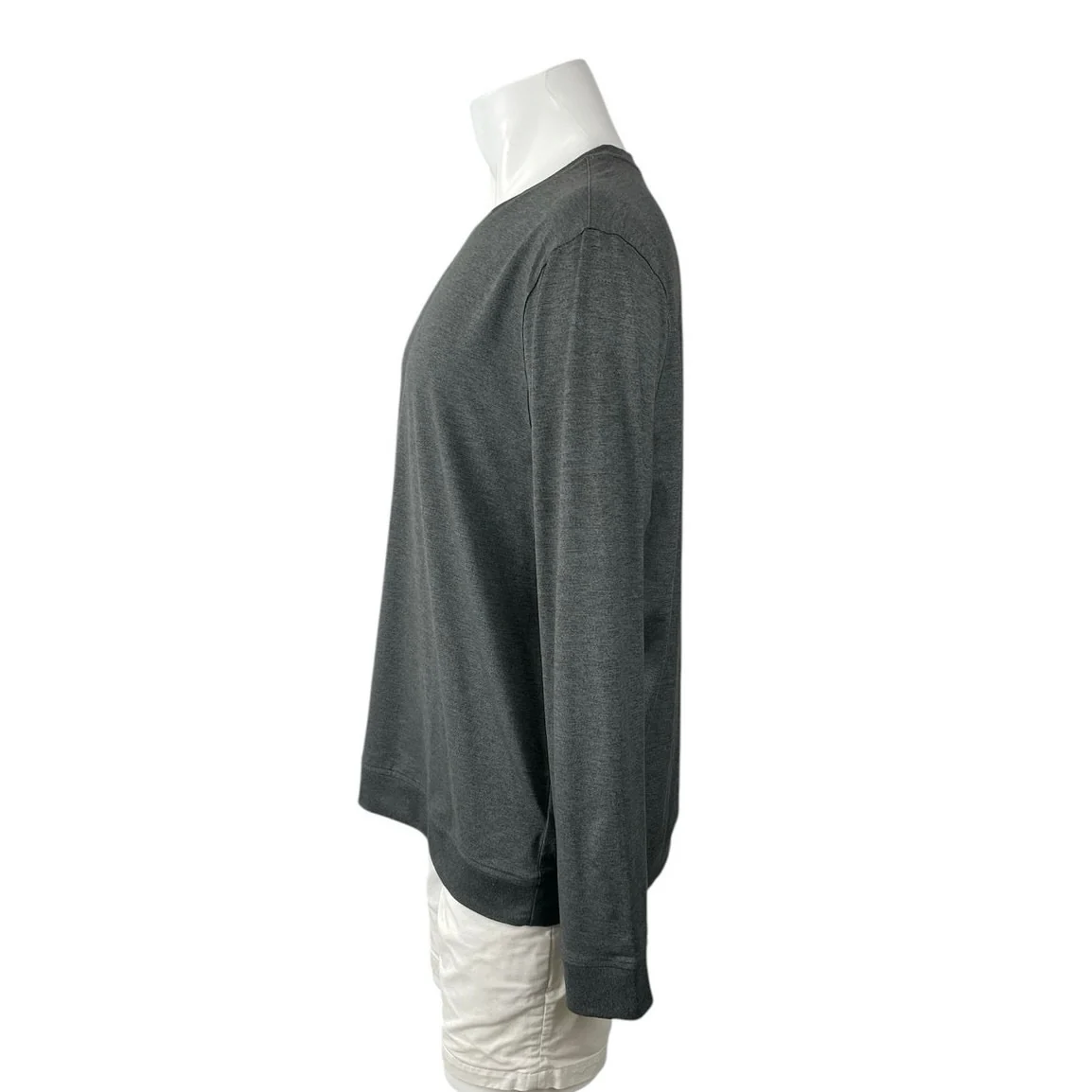 Van Heusen Performance Black Heather Long Sleeve Golf Sweatshirt Top Size L - Image 2