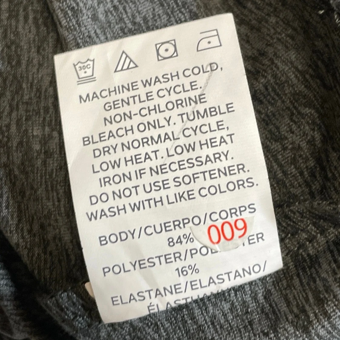 Van Heusen Performance Black Heather Long Sleeve Golf Sweatshirt Top Size L - Image 5
