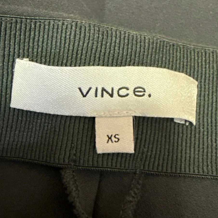 Vince Women's Blue Gray High Waist Pleated Skinny Trousers Leggings Pants Sz XS - Image 4