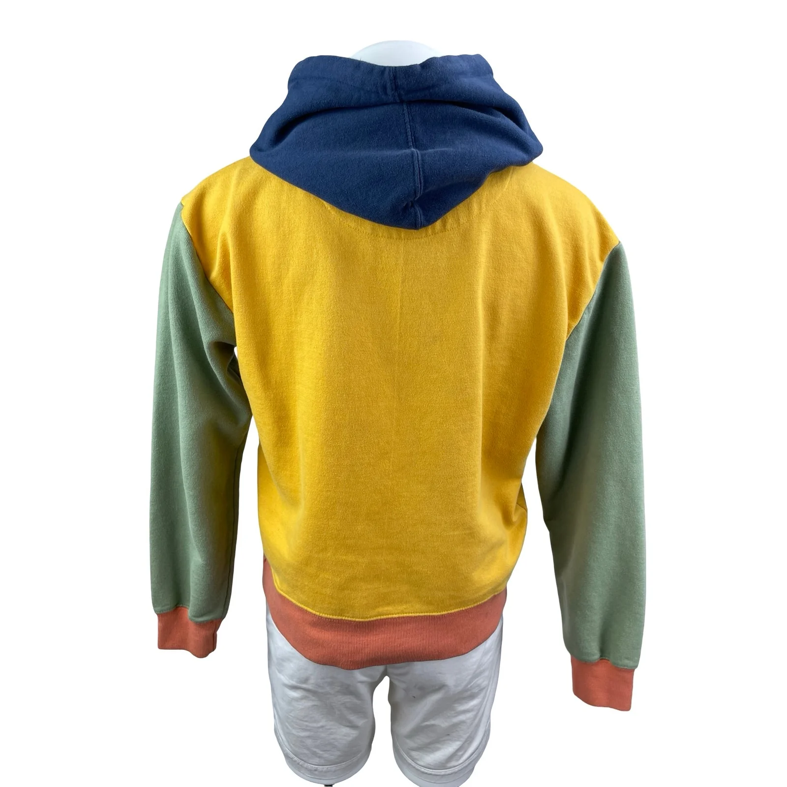 VSTR Men's Color Block Patchwork Long Sleeve Sweater Hoodie Sweatshirt Top Sz L - Image 4