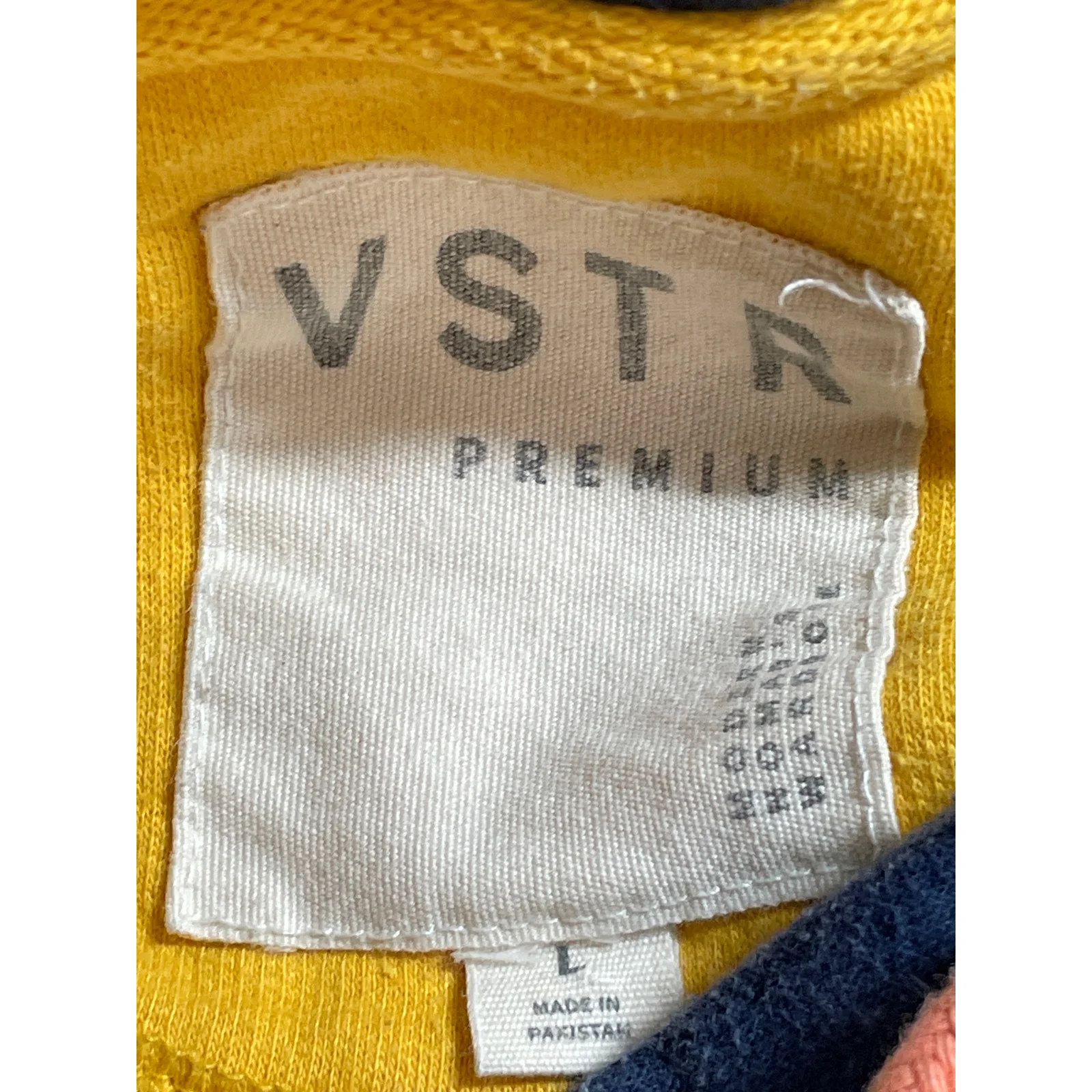 VSTR Men's Color Block Patchwork Long Sleeve Sweater Hoodie Sweatshirt Top Sz L - Image 5