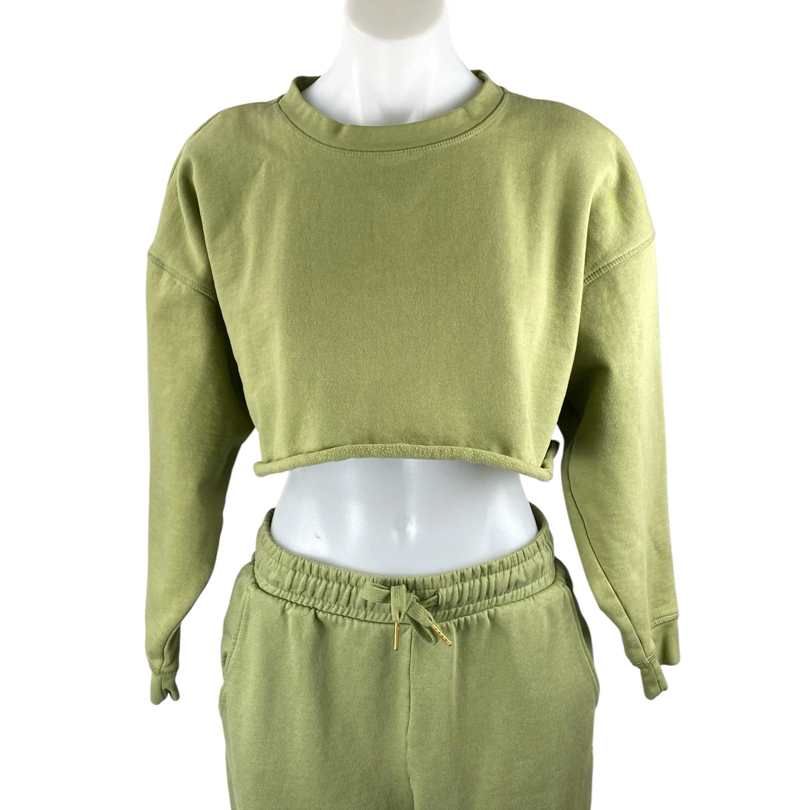 WeWoreWhat Green Hooded Sweatshirt Jogger Sweat Pants Athletic Activewear Set S - Image 4