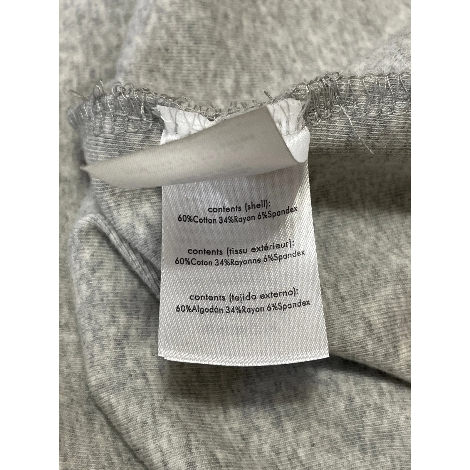 WeWoreWhat Heather Gray Sleeveless Knit Ruched A Line Mini Tank Dress Size L - Image 5