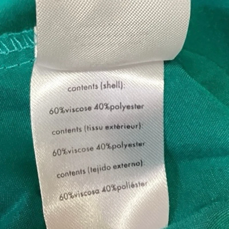 WeWoreWhat Teal Green Tie Shoulder V-Neck Elasticized Back Camisole Tank Top M - Image 4