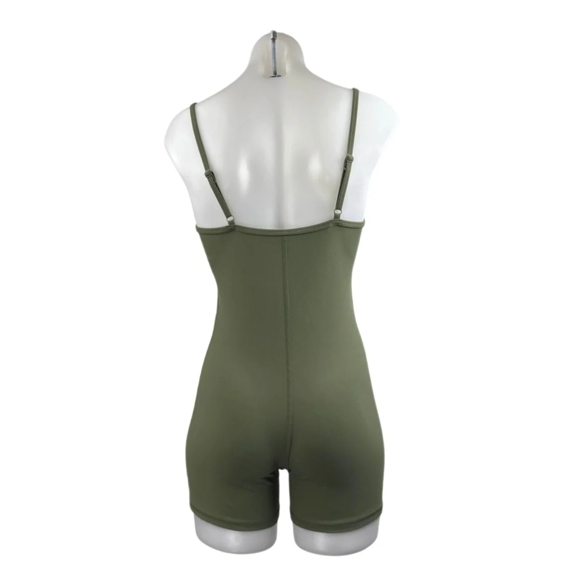 WeWoreWhat Women's Green Sleeveless Cami Camisole One Piece Workout Romper Sz M - Image 3