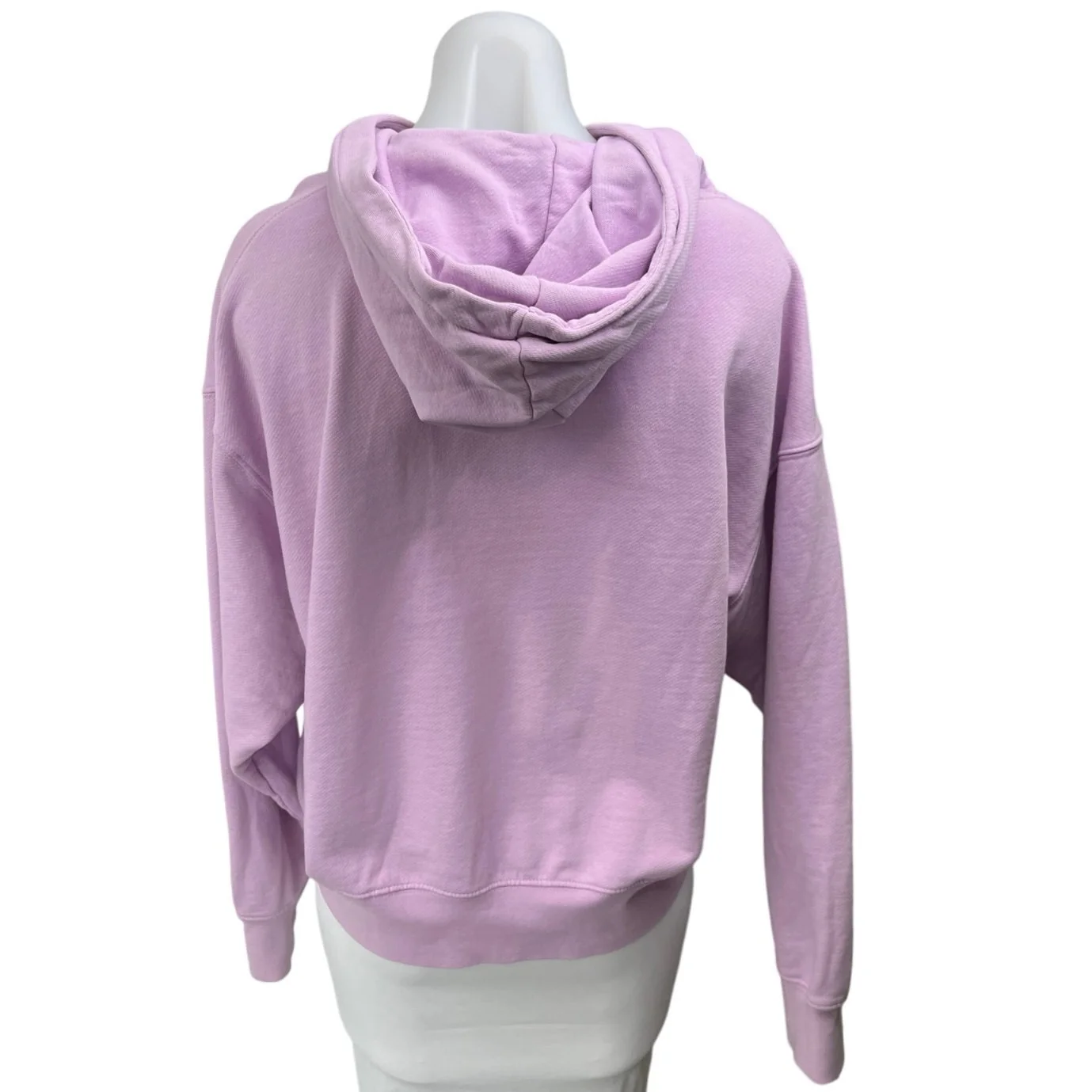 WeWoreWhat Women's Pink Purple Hooded Hoodie Long Sleeve Pullover Sweater Top S - Image 2