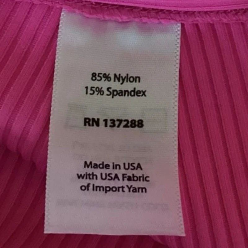 Year of Ours Women's Pink High Rise Pull On Stretch Athletic Fitness Leggings M - Image 5
