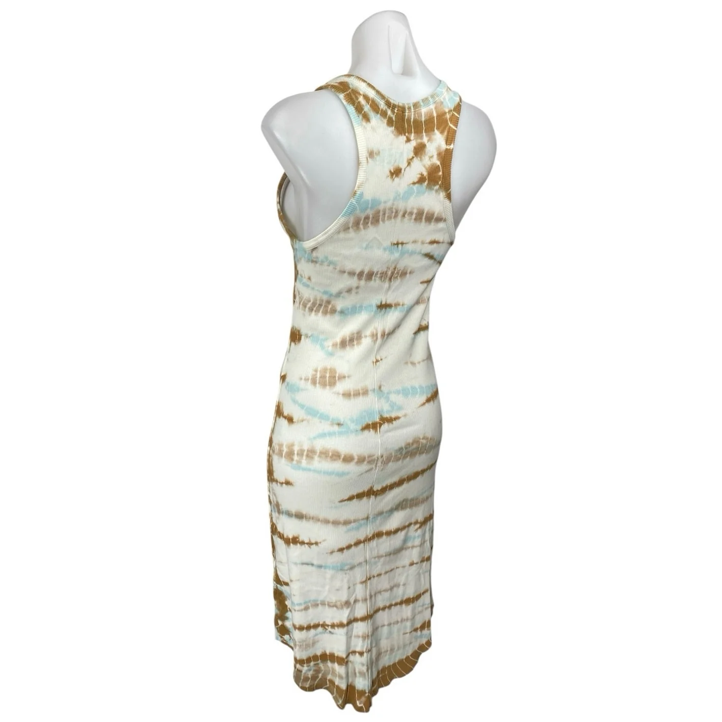 Young Fabulous & Broke Robbie Multicolor Tie Dye Sleeveless Tank Midi Dress S - Image 2