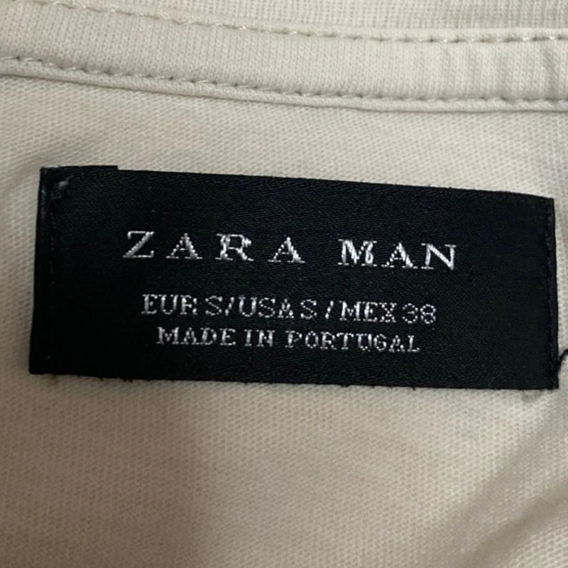 Zara Men's Beige Loud Minds Graphic Print Short Sleeve T Shirt Tee Top Size S - Image 5