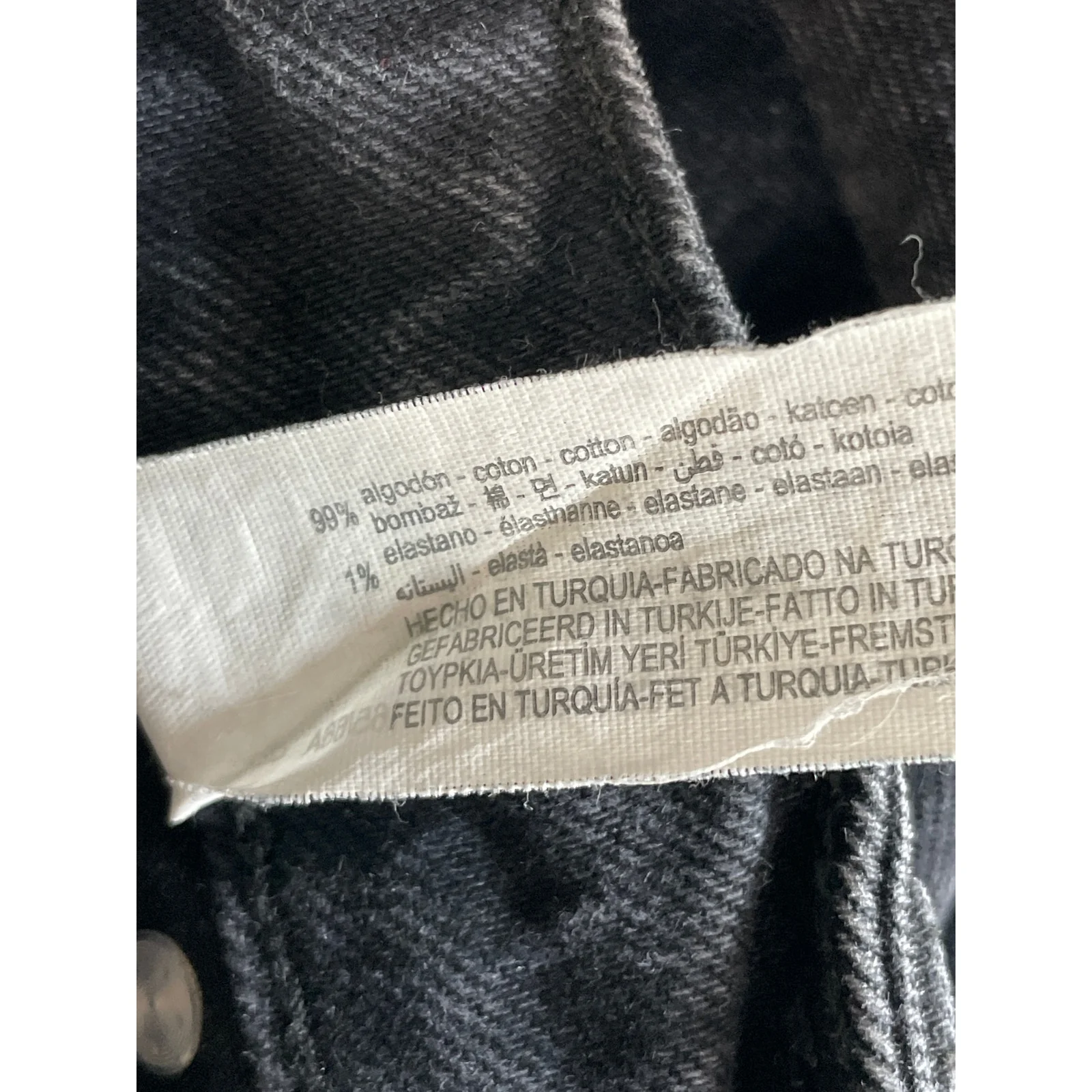 Zara Women's Black High Rise Relaxed Straight Mom Boyfriend Denim Jeans Pants 4 - Image 6
