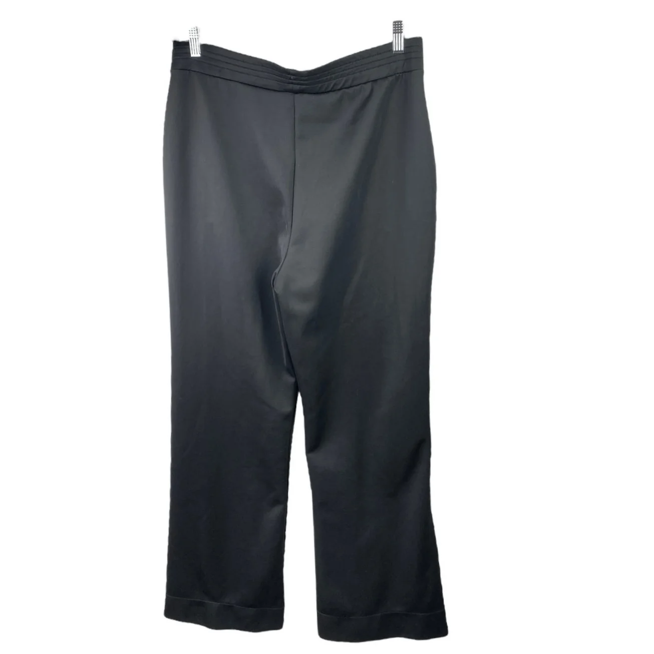 Zara Women's Black High Waisted Bootcut Flared Bell Bottom Trousers Pants Sz XL - Image 3
