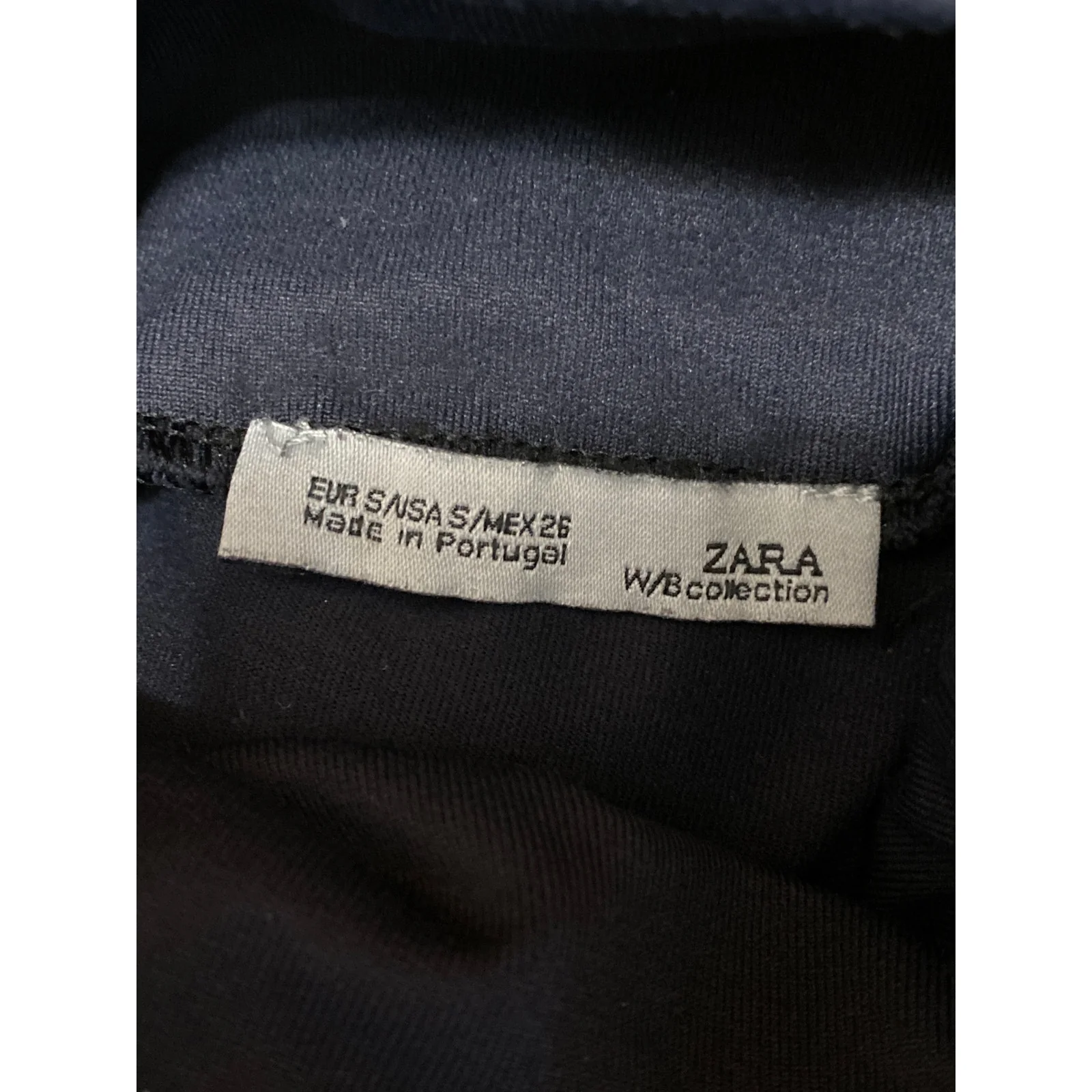 Zara Women's Black Long Sleeve Turtleneck Slim Fit Pullover Blouse Top Size S - Image 5