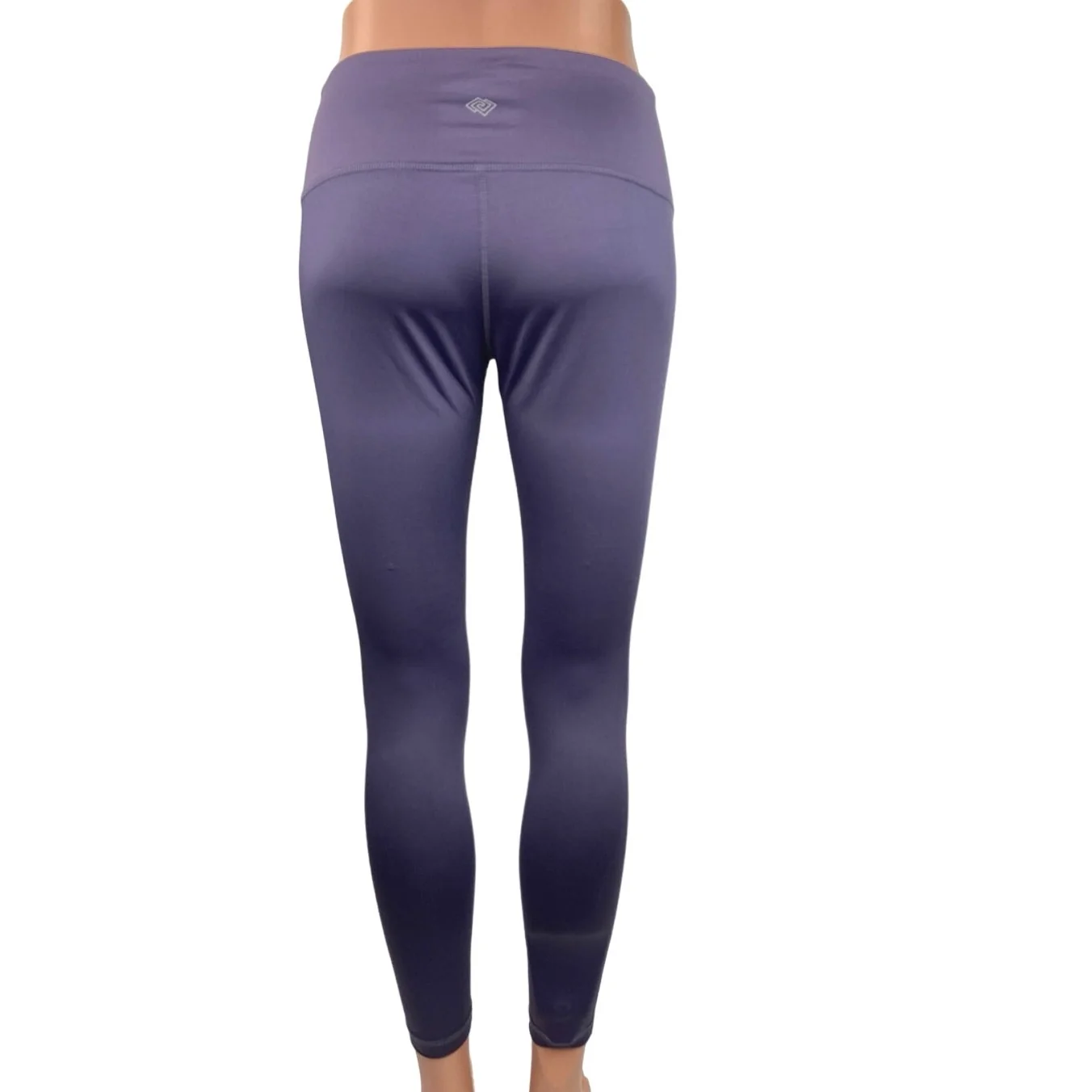 Zelos Purple Low Rise Activewear Yoga Workout Gym Crop Athletic Tight Leggings S - Image 3